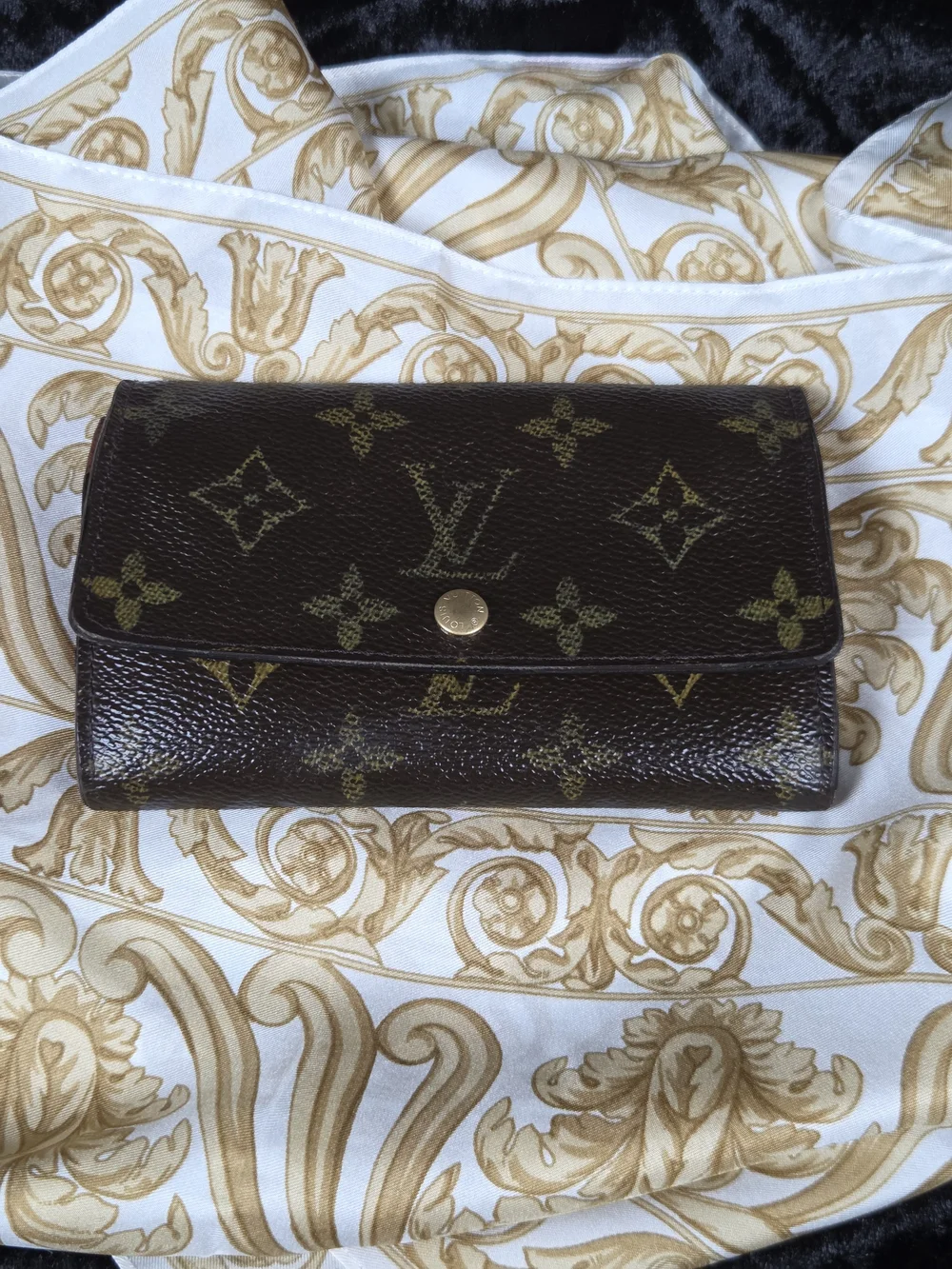 Louis Vuitton Monogram Trésor Bifold Wallet Vintage Made in Spain